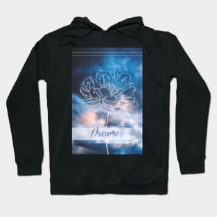 Sky Dreams clouds flower dreamer aesthetic beauty love Hoodie